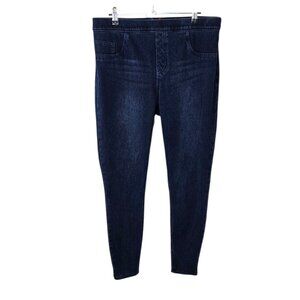SPANX Dark Blue Denim Leggings